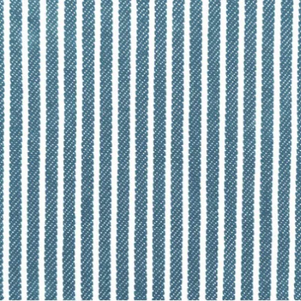 Denim Stoff 145cm 401 Lyseblå Striber - 50cm