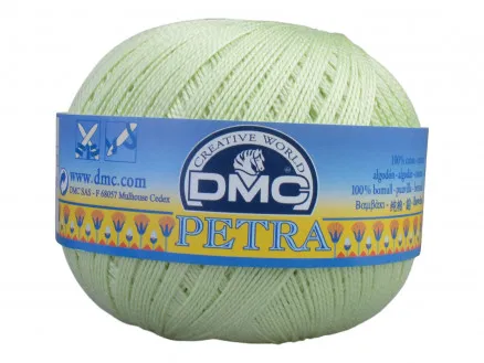 DMC Petra nr. 8 Heklegarn Unicolor 5772 Pistasje