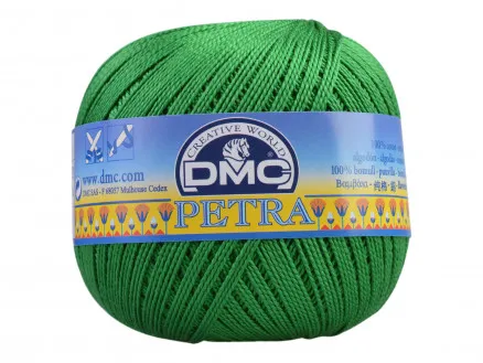 DMC Petra nr. 5 Heklegarn Unicolor 5700 Mørkgrønn