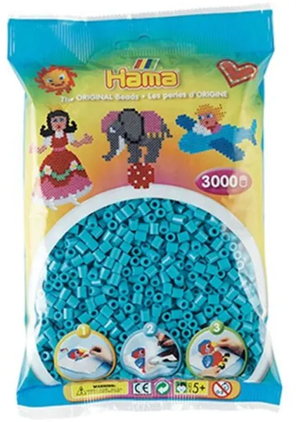 HAMA Midi Perler 3000 stk Asurblå - 0149