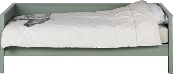 Nikki, Sovesofa, grønn, H73x208x100 cm, furu
