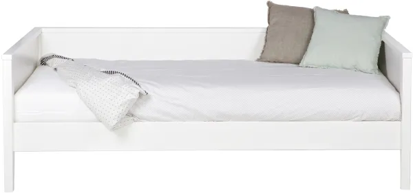 Nikki, Sovesofa, hvit, H73x100x208 cm, furu