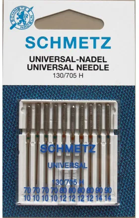 Schmetz symaskinnåler Universal 130/705H str. 70 - 10 stk