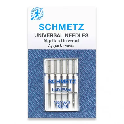 Schmetz symaskinnåler Universal 130/705H str. 100 - 5 stk.