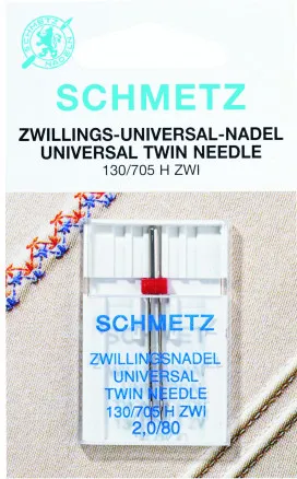 Schmetz Tvillingnåler 130/705 H-Zwi Str. 4,0-80 - 2 stk.