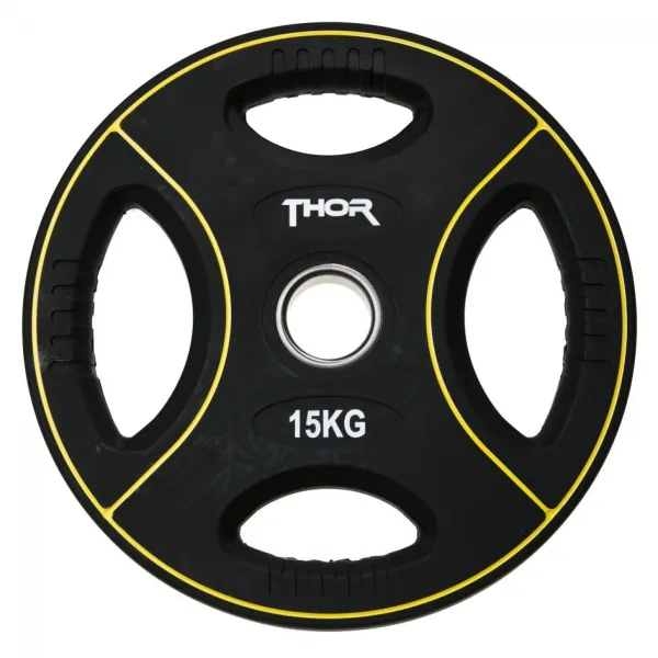 Thor Fitness Vektskive med håndtak 15 kg (1 stk)